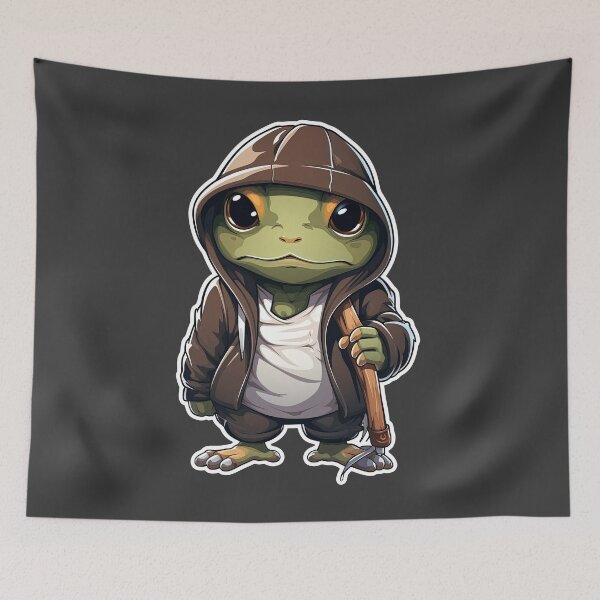 Item preview, Cool Frog in casual clothing designed and sold by Sidewayanimals.