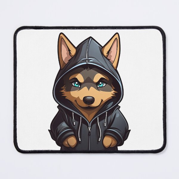 Item preview, Cool German Shepherd in casual clothing designed and sold by Sidewayanimals.
