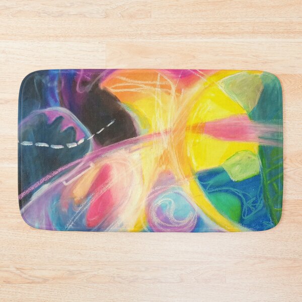 Item preview, apple. abstract art. oil pastel on paper. designed and sold by Tereza Pilar  Art.