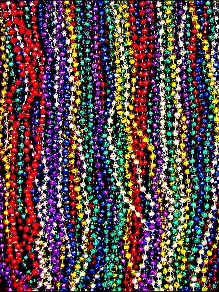 MARDI GRAS : Decorative Necklace Beads Print by posterbobs