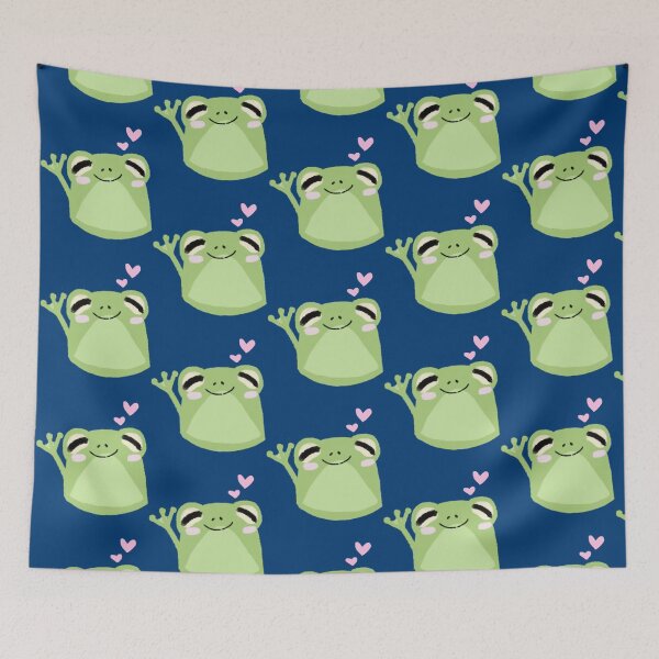Item preview, Waving froggy designed and sold by amoura-mauk.