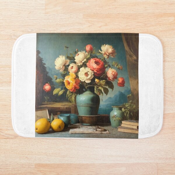 Item preview, Vintage Canvas Painting Of Flower Vase designed and sold by Creativeanus.