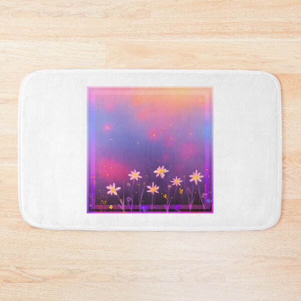 Item preview, summer time flowers with border 2023 tileartwork designed and sold by tileartwork.