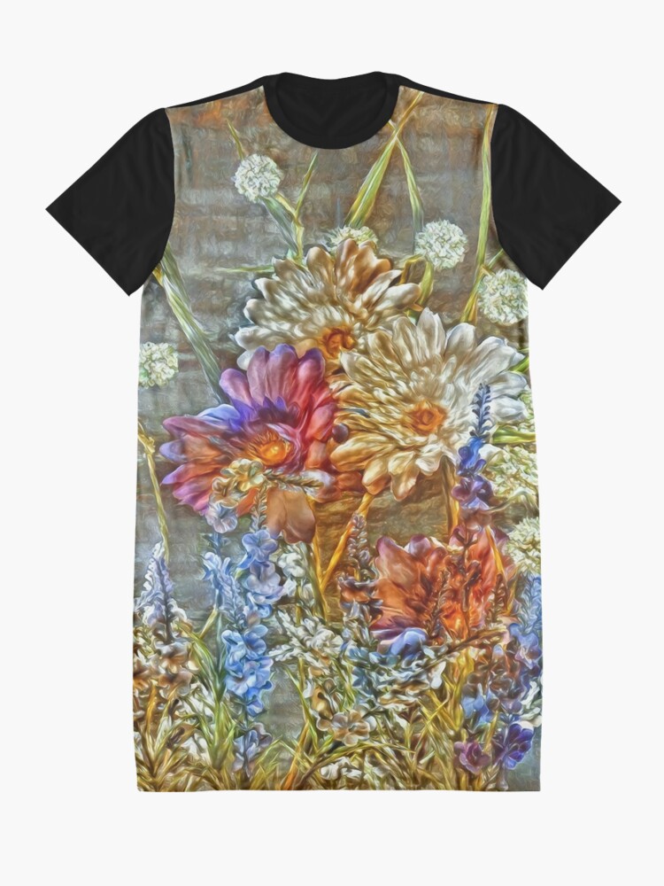 Alternate view of Flowers Graphic T-Shirt Dress