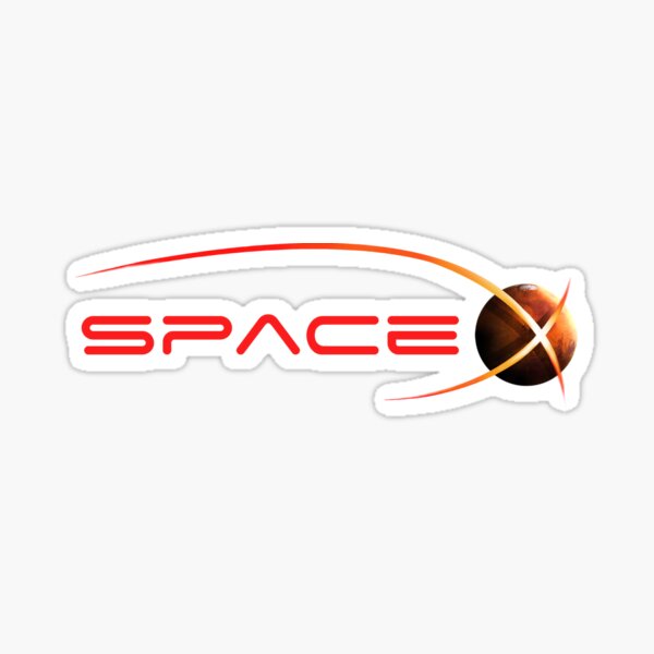 Spacex Stickers Redbubble