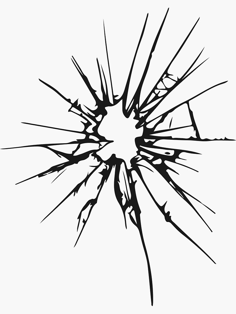 Broken glass set, Cracked effect, EPS Vector Stock Vector | Adobe Stock