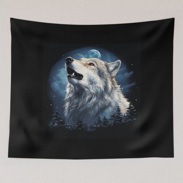 Item preview, Arctic wolf face designed and sold by Mateusz Majcherek.