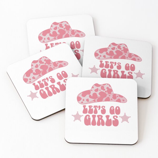 Item preview, Let's Go Girls Bachelorette Party Cowboy Hat Pink Cowgirl designed and sold by feel-good-club.