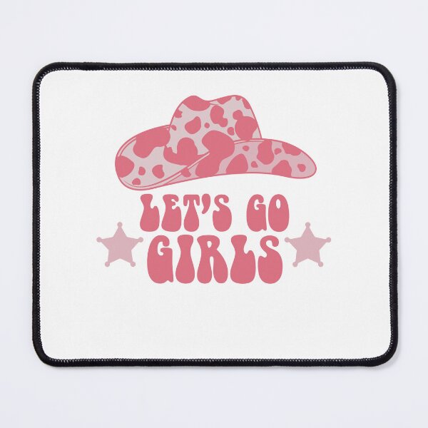 Item preview, Let's Go Girls Bachelorette Party Cowboy Hat Pink Cowgirl designed and sold by feel-good-club.