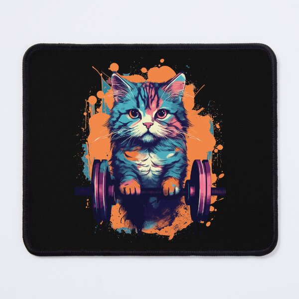 Item preview, Gym, Workout or Fitness Gift Funny Cat in a Gym designed and sold by KsuAnn.