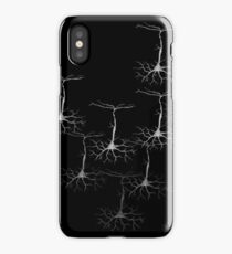 Pyramidal cells on black iPhone Case