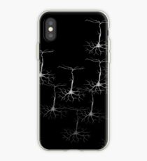 Pyramidal cells on black iPhone Case
