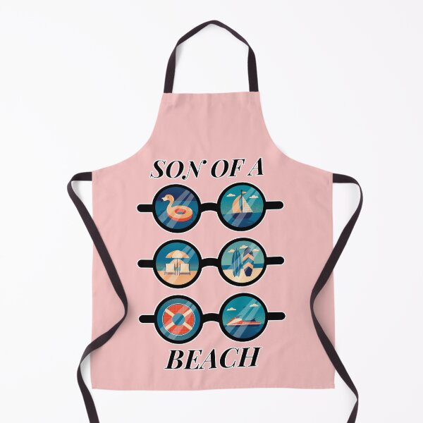 Item preview, Inspiring and Motivational Quotes - Son of a Beach | Sunglasses | Flamingo | Surfboard | Boat and Sunbath designed and sold by TeeraCollection.