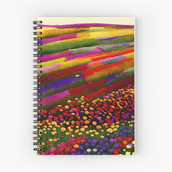 Item preview, Abstract painting of a flower field designed and sold by ArthurVandelay.