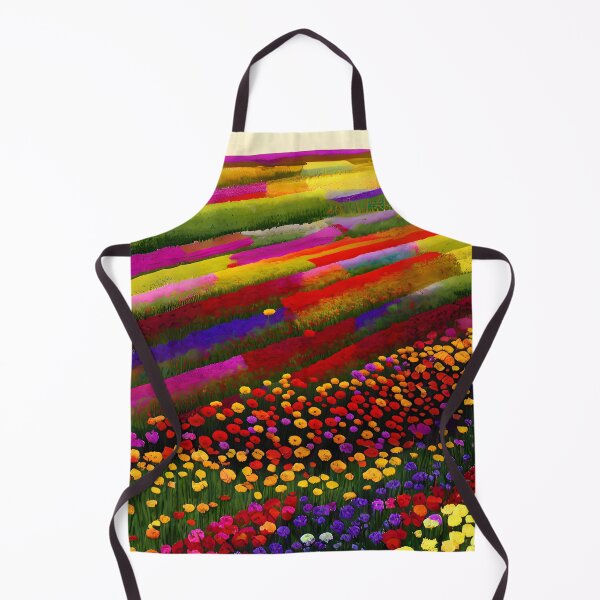 Item preview, Abstract painting of a flower field designed and sold by ArthurVandelay.