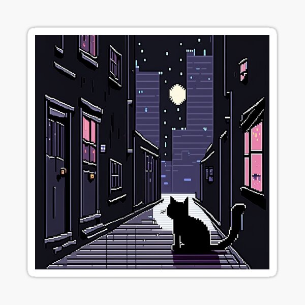 Set of black cat icon collection. Black cat poses for walk animation -  Stock Image - Everypixel