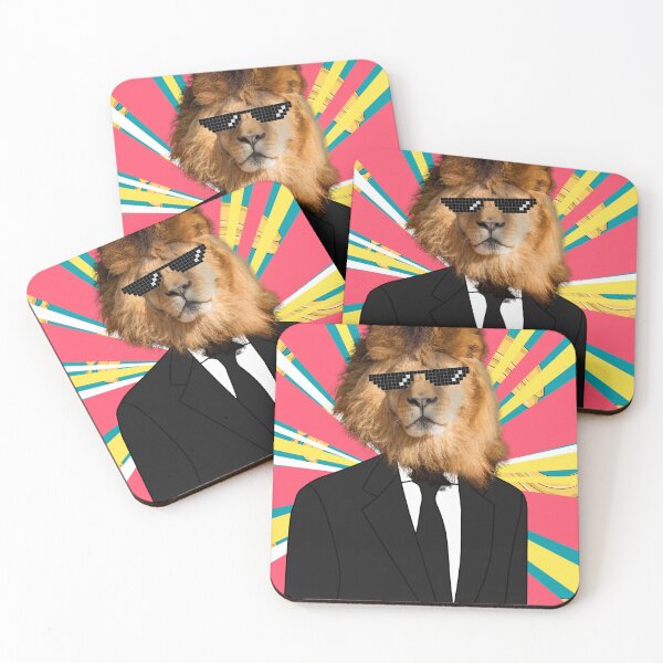 Item preview, Lion in black suits designed and sold by Cherrydsnshop.