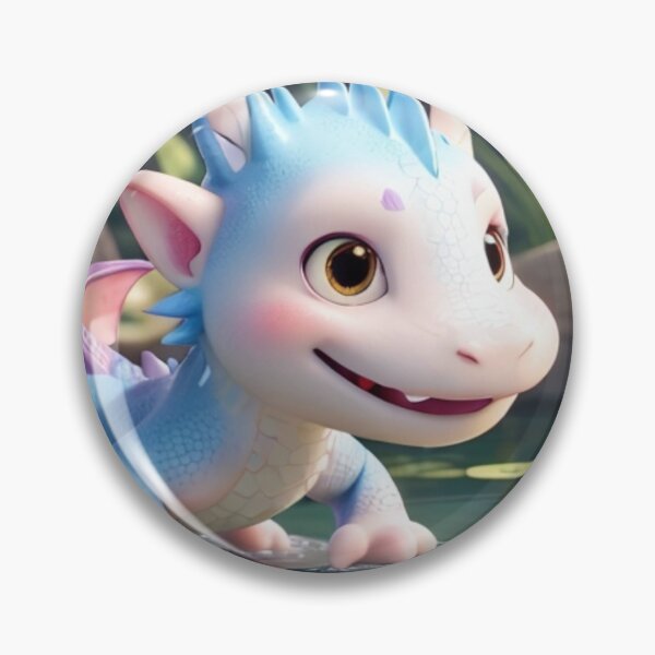 Item preview, Little white dragon in prud designed and sold by Ingahaliullina.
