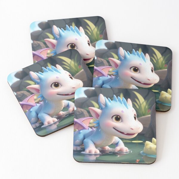 Item preview, Little white dragon in prud designed and sold by Ingahaliullina.