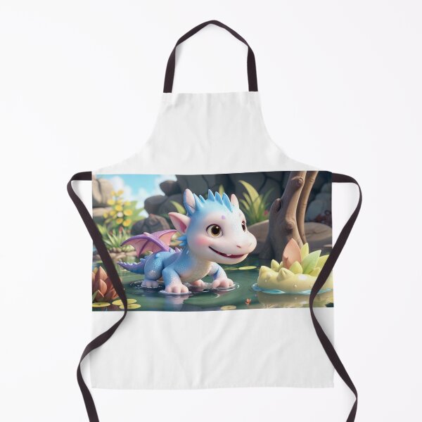 Item preview, Little white dragon in prud designed and sold by Ingahaliullina.
