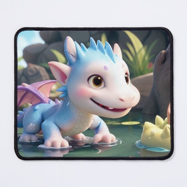 Item preview, Little white dragon in prud designed and sold by Ingahaliullina.