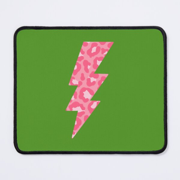 Item preview, bright pink cheetah lightning bolt designed and sold by kvddbcumzk69.