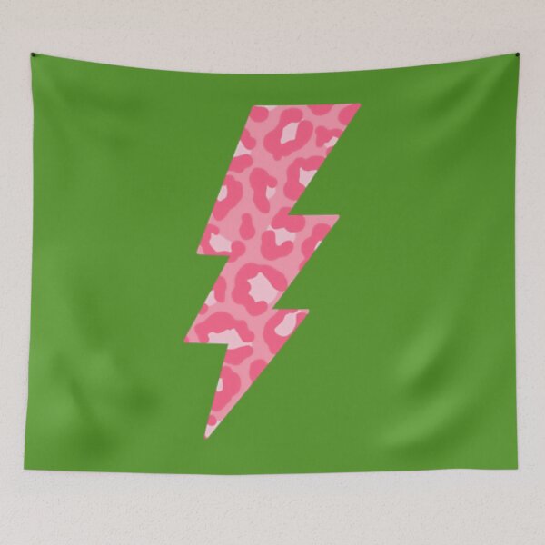 Item preview, bright pink cheetah lightning bolt 	 	 designed and sold by kvddbcumzk69.