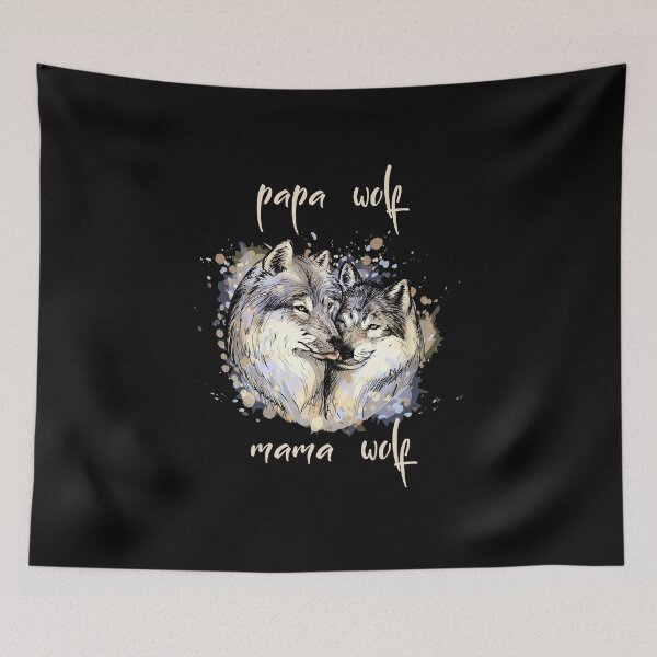 Item preview, Papa wolf, mama wolf designed and sold by Mateusz Majcherek.
