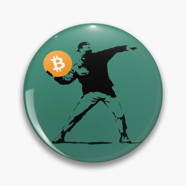 Item preview, Bansky - Bitcoin Thrower 	 	 designed and sold by dxftxfaq31.