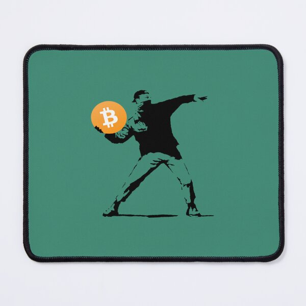 Item preview, Bansky - Bitcoin Thrower 	 	 designed and sold by dxftxfaq31.