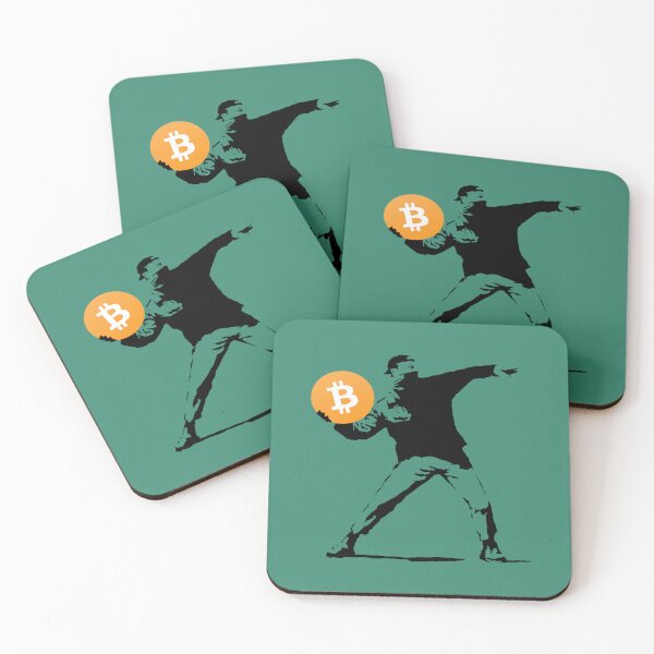 Item preview, Bansky - Bitcoin Thrower 	 	 designed and sold by dxftxfaq31.