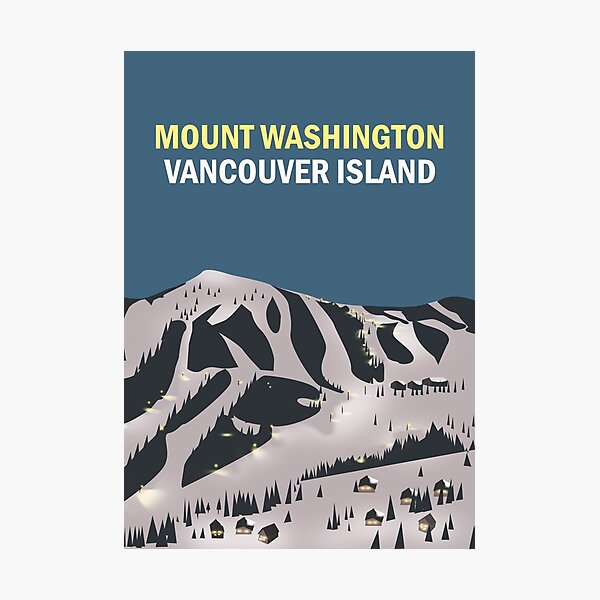 Item preview, Mount Washington Vancouver Island designed and sold by AdventureModa.