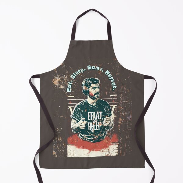 Item preview, EAT SLEEP GAME REPEAT - Gamer design by CallisC Arts designed and sold by CallisC-Arts.