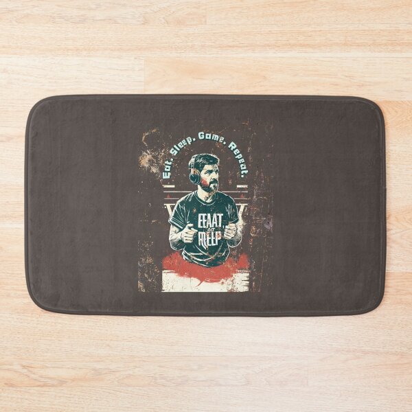 Item preview, EAT SLEEP GAME REPEAT - Gamer design by CallisC Arts designed and sold by CallisC-Arts.