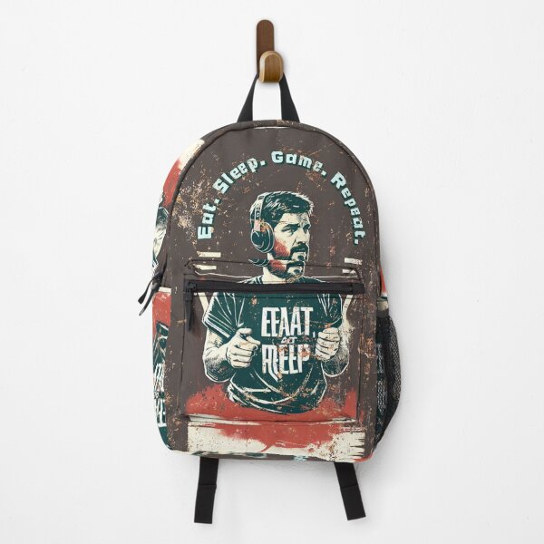 Item preview, EAT SLEEP GAME REPEAT - Gamer design by CallisC Arts designed and sold by CallisC-Arts.