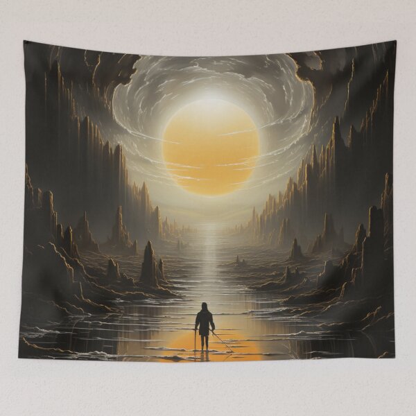 Artikelvorschau, Surreal Cascade: A Dreamlike Reverie - 7 entworfen und verkauft von Moisky Art.