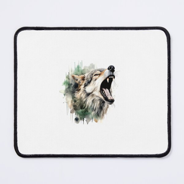 Item preview, watercolor wolf  designed and sold by GizziArt.