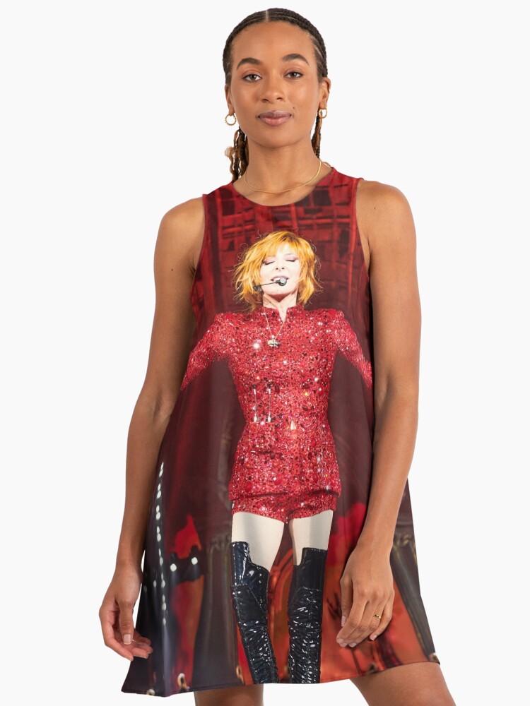 Mylc(Ne Farmer Nevermore 2024 Concert Mylene Farmer A-Line Dress