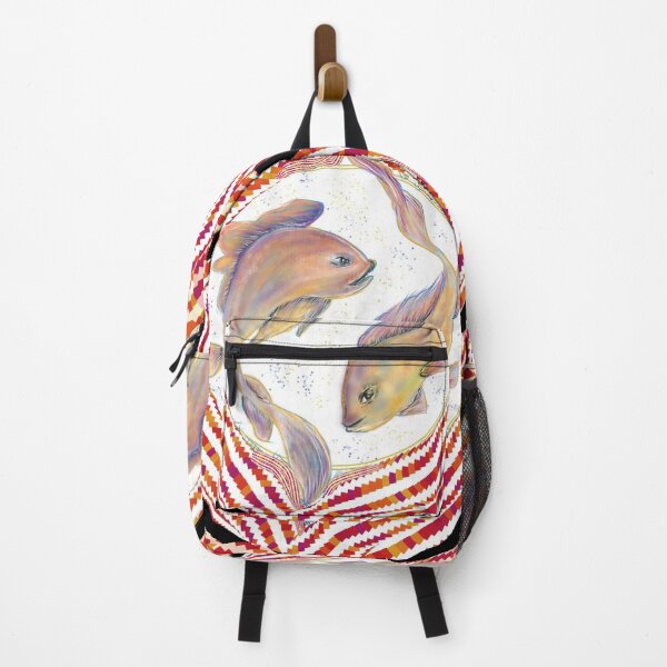 Item preview, Twin Fish on Black designed and sold by Anchalee Montag.
