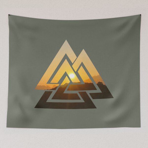 Item preview, Valknut Valhalla sun designed and sold by Christine Krahl.
