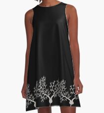 purkinje cell A-Line Dress