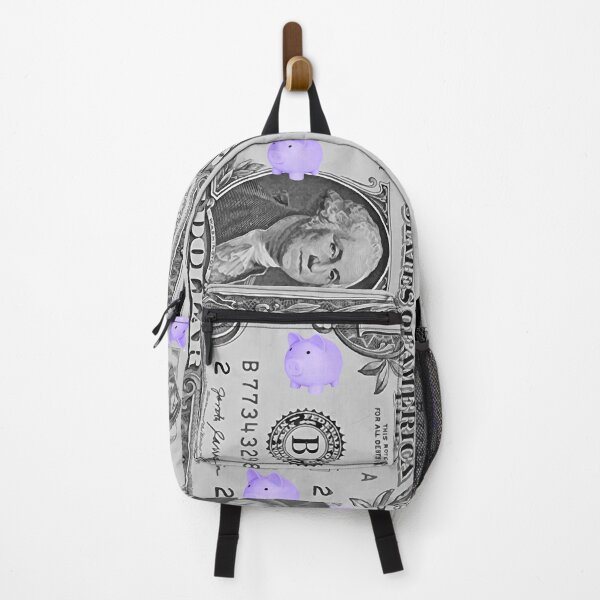 Item preview, Dollar bill with purple piggy designed and sold by WRECZ.