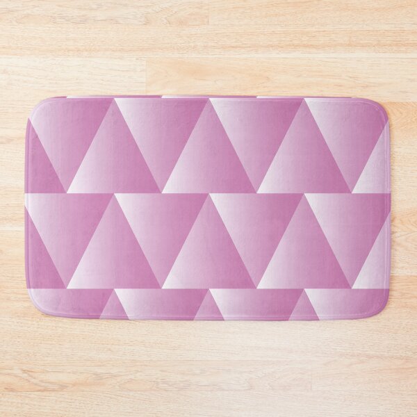 Item preview, Abstract geometric print with bubblegum pink gradient triangles designed and sold by Martapp.