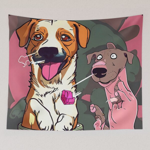 Item preview, Confused street dogs designed and sold by ArthurVandelay.