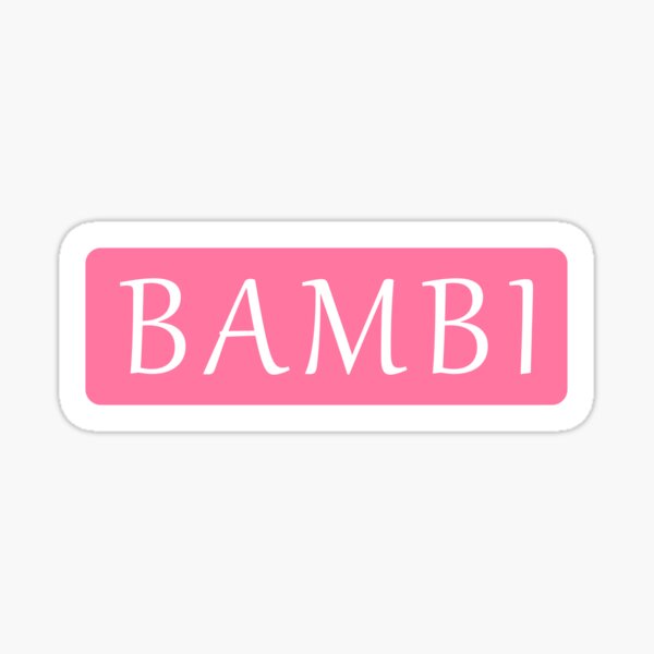 Artikel-Vorschau von Bambi-Mädchenname, designt und verkauft von Jeallan Designs.