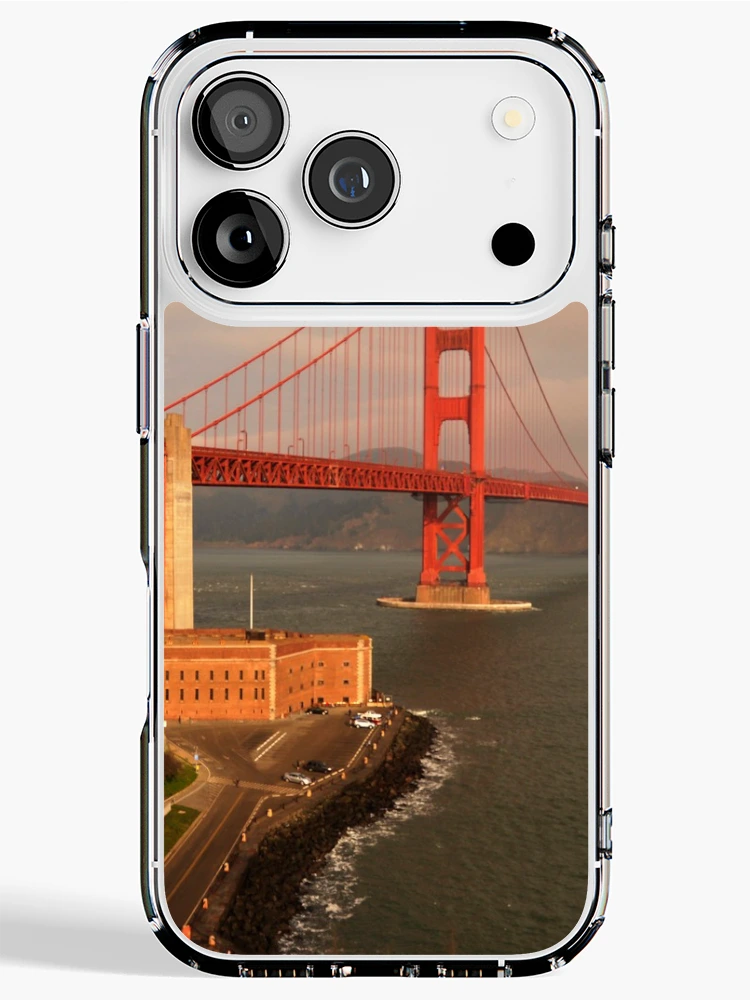 Thumbnail 1 of 5, iPhone Case, Golden Gate designed and sold by Rikki Frederiksen.