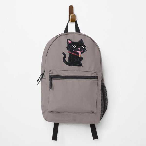 Item preview, Pixel Purrfection - Black Cat Pixel Art: A Quirky Tribute to Feline Charm designed and sold by Kanchirapat.