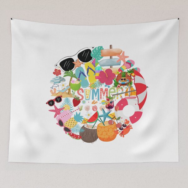 Item preview, summer sticker pack  designed and sold by DeluxBee.