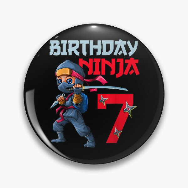Artikelvorschau, Der Jungen-Geburtstags-Ninja ist 7 Jahre alt. NInjutsu 7 entworfen und verkauft von IgnacioSpivey.