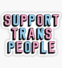Support Trans People Sticker